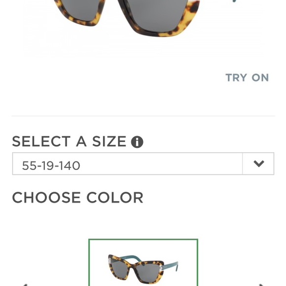 PRADA PR 08VS CATWALK sunglasses women’s - Picture 3 of 4